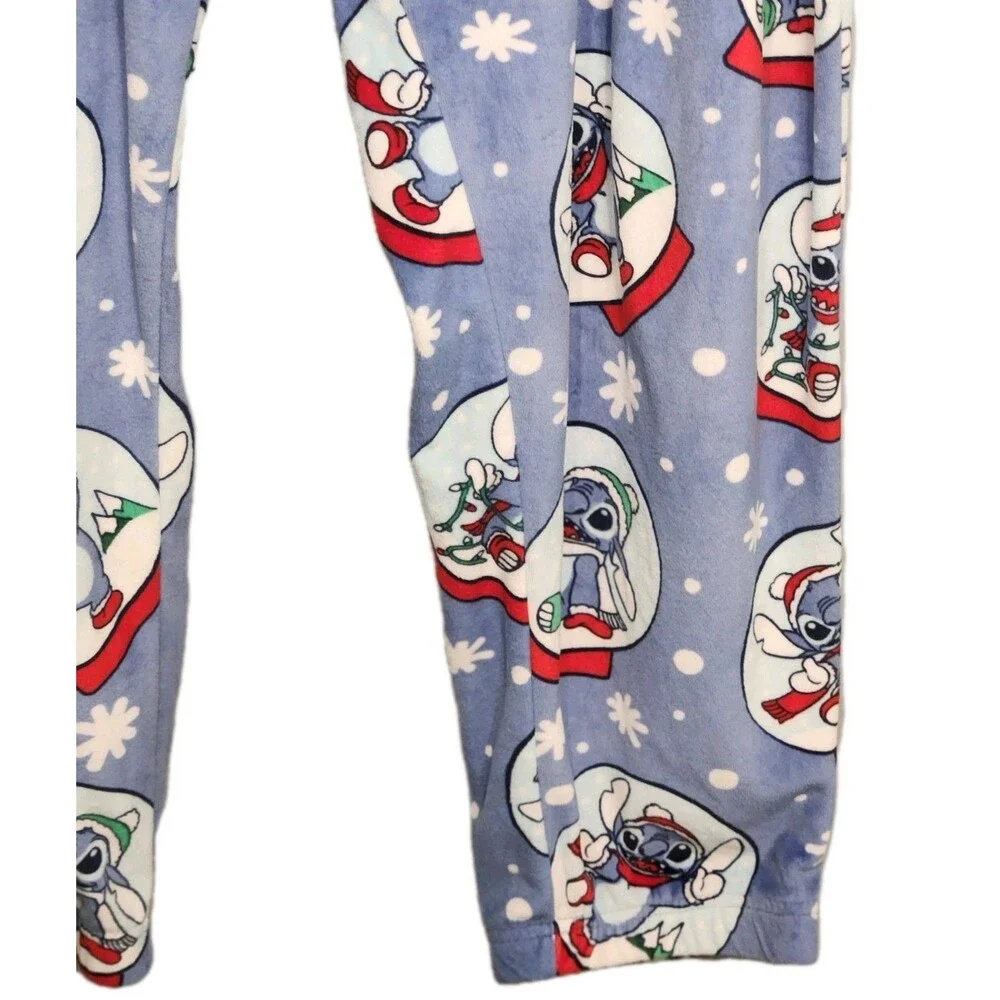 Disney Stitch Women's 2XL 18/20 Stitch Snow Globe Lounge Pants - Picture 5 of 15